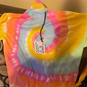 LONG SLEEVE TIE DYE T-SHIRT HOODIE